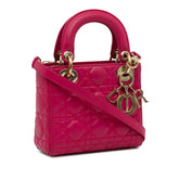 Mini Lambskin Cannage Lady Dior